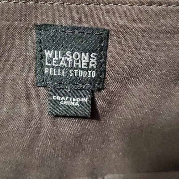 Wilson Leather Pelle Studio Brown Utility Functional Career Shoulder Tote Bag - Picture 12 of 15